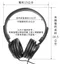 日本Audio-Technica鐵三角密閉耳罩型動圈式L型3.5mm監聽耳機ATH-EP100(40mm驅動;附6.3mm轉接器;線長2米)適電子樂器錄音設備