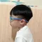 EGK兒童館-小童款 | EG-Plus UV420濾藍光眼鏡 | TR材質鏡腳仿彈簧彈性藍天小方款9015C02