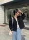 LINENNE－clean non collar jacket (2color)：無領夾克西裝外套