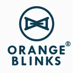 Orange Blinks Pets Fashion