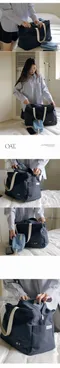 98doci made－OAT/Travel Boston Bag：帆布旅行袋