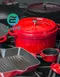 Staub 圓形鑄鐵鍋 櫻桃紅 28cm #40509-852