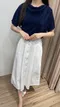 【預購】正韓 細褶三宅一字領衫