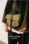 REPUTATION  MILITARY LINER SHOULDER BAG / D - BAG .FW - 軍式絎縫背袋 / 綠