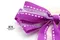 紫藤花蝴蝶結 (K1320-7/Wisteria flower Butterfly Bow) ｜手作｜布置｜裝飾｜緞帶用途｜紫色