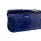 CHANEL Vintage | 深藍色蟒蛇皮CF2.55 肩背/斜背包