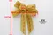 聖誕金燦燦蝴蝶結 (K1414G/Sparkling Christmas Butterfly Bow) ｜手作｜布置｜金色｜緞帶用途