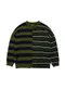 【22FW】 Ajobyajo 線條拼接針織毛衣 (綠)