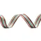 K1036 三色條紋繽紛緞帶 9mm (K1036 Three-Color  Stripe Ribbon 9mm)