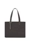 LOEWE Buckle Horizontal tote in Anagram jacquard and calfskin