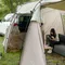 [ Outdoorbase ] 沙丘車尾帳 帳篷 車邊車尾帳 有銀膠隔熱效果佳 沙色/豆灰色