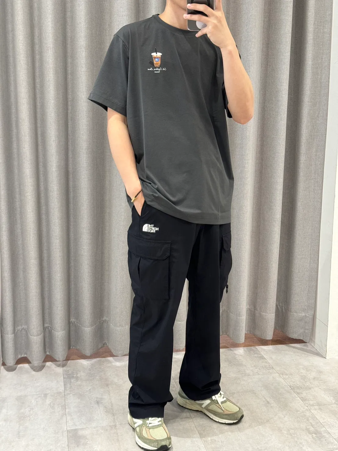 THE NORTH FACE M'S GOURMET S/S R/TEE 美食小標基本款短袖上衣