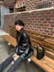[femme] boyfriend leather jacket