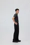 【26SS】韓國 金屬扣環打褶西裝寬褲(2色)