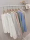 【預購】韓版 XL可 超舒服燈籠袖圓領素面毛衣