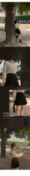 Slowand －立體壓褶短裙（附皮帶）：2 size