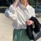 LINENNE－natural over shirt (7color)！品牌自訂款襯衫