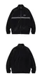【22FW】 mahagrid 小Logo高領運動外套（黑）