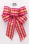 格紋野餐墊蝴蝶結(PF240/Checkered Picnic Mat Butterfly Bow) ｜手作｜布置｜情人節｜緞帶用途