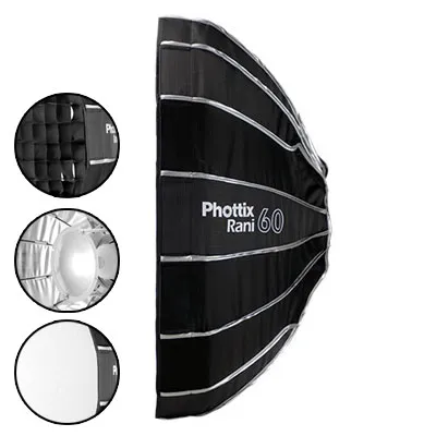 Phottix Rani 60cm 快收型 銀底 雷達罩
