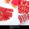 PR3856 農曆新年燙金緞帶 ｜ 新年緞帶 ｜ 燙金紅底絨布緞帶 15mm (PR3856 CHINESE NEW YEAR METALLIC VELVET RIBBON 15mm )