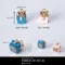 A1562 粉嫩金屬立體小禮物盒金屬配件 2入/組  (Gift Box Décor)｜3D預覽