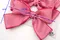 緞序之約蝴蝶結(K998-1/Taffeta Oath Bow) ｜聖誕｜新年｜手作｜布置｜紅白色｜緞帶用途｜髮飾
