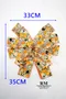 萬聖節物種蝴蝶結 (KF7079GC-2-54/Halloween species Bow) ｜手作｜布置｜裝飾｜大蝴蝶結｜蜘蛛｜拷克｜鐵絲邊