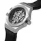 【Maserati 瑪莎拉蒂】POTENZA經典款鏤空機械腕錶-經典銀/R8821108038