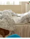 韓製寢具MAATILA－Hotel france荷葉皺褶無塵棉被組：French garden法式情懷