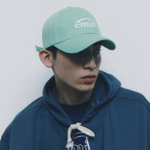 ★EMIS★ NEW LOGO PIGMENT BALL CAPGREEN m1037_1334195 NEW LOGO PIGMENT BALL CAP-LIME - EMIS