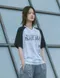 【25SS】Romantic Crown  拚色設計直紋V領球衣(藍)