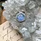 天然礦物 | 藍線石 六角形 寶石切面 麻花邊 s925銀 項鍊