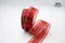 蔥線格子透紗緞帶 38MM  ( Metallic Sheer Plaid Ribbon- 38MM )
