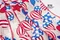 美式慶典蝴蝶結 (KF8442GC-2-7/American celebrations Bow) ｜手作｜布置｜裝飾｜美國國慶｜金色｜拷克｜鐵絲邊