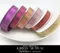 K1572-15多彩蔥亮感緞帶 15MM  (K1572-15 Reversible Metallic Ribbon -15mm)