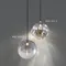 【鹿屋燈飾】DHJ-051-1~2 不規則流線.經典圓球玻璃藝術吊燈｜LED 5W 3000K暖光｜LED吊燈 餐桌吊燈 中島吊燈 床頭臥室吊燈 沙發吊燈