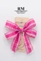 甜美少女蝴蝶結 (PF196W-7Sweet Girl Butterfly Bow) ｜手作｜布置｜粉色｜緞帶用途
