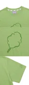【22SS】 Clotty 立體線框棉花糖短袖上衣（綠）