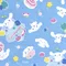 【門市同步】三麗鷗角色布料-大耳狗玩遊樂園(2色/牛津布)