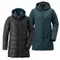 (女)【MONT-BELL】Thermaland Coat雙面穿化纖連帽保暖外套 -黑 1101444BK/DM