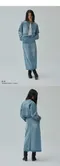 【24FW】Covernat 經典刷色牛仔褲裙(藍)