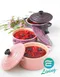 【缺貨】Le Creuset 陶瓷迷你圓烤盅 10cm 天空藍／櫻桃紅／雪紡粉／馬賽藍