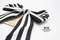 時尚條紋蝴蝶結 (K888/Fashion Stripes Butterfly Bow) ｜手作｜布置｜裝飾｜緞帶用途｜粉色