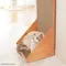 長方造型 貓抓板 (可立牆)XL號-特寬-淺咖