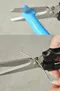 日本製長谷川刃物CANARY腕力高手系列多用途DIY手工藝剪刀NAW-215(日產不鏽鋼;直刃;長握柄;附掛洞)適剪金屬板紙板銅板電線橡膠布料