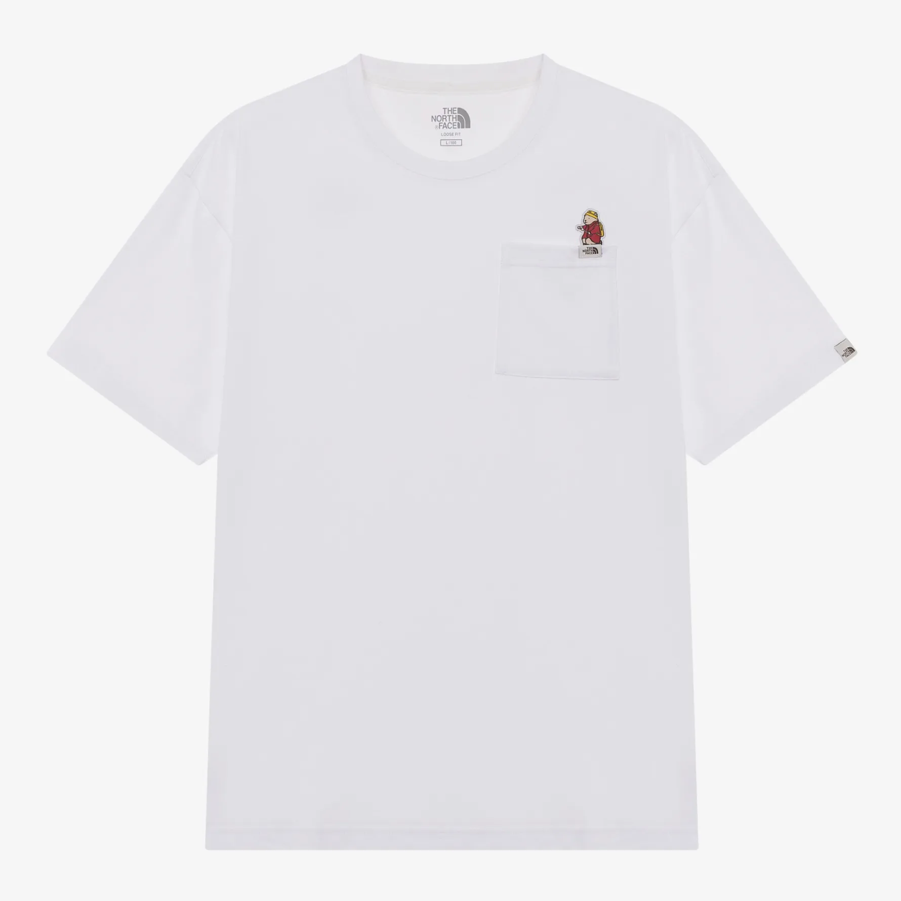 THE NORTH FACE POCKET EX S/S R/TEE 動物小標口袋圓領短袖上衣