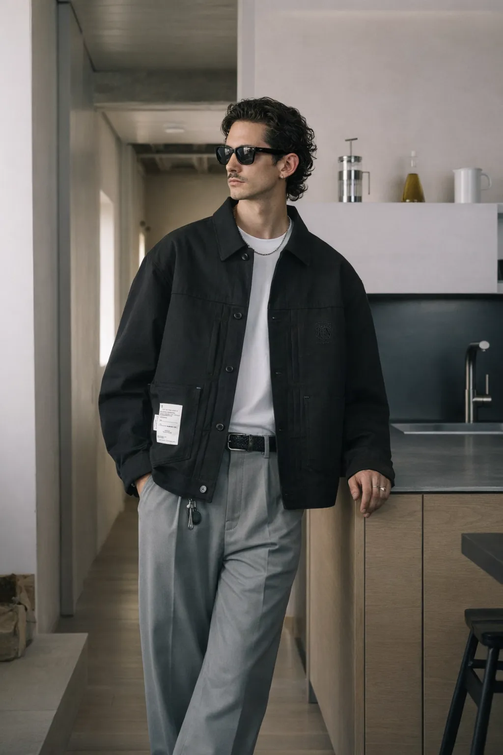 REPUTATION PRODUCTIONS® DENIM STRUCTURE JACKET – 泡泡棉結構外套