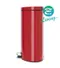 【缺貨】BRABANTIA PEDAL BIN FLATBACK 腳踏式垃圾桶 紅色 #484988
