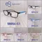 EG-PC UV420濾藍光0度眼鏡 | EGK兒童館-青少學生款 | TR材質長方拉圓雙色鏡腳仿彈彎弧款58054共6色